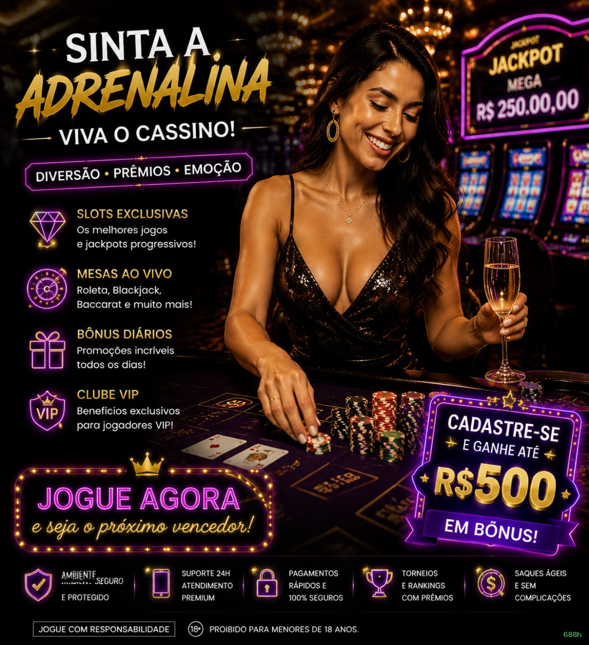 Conta 688h sincronizada site e app